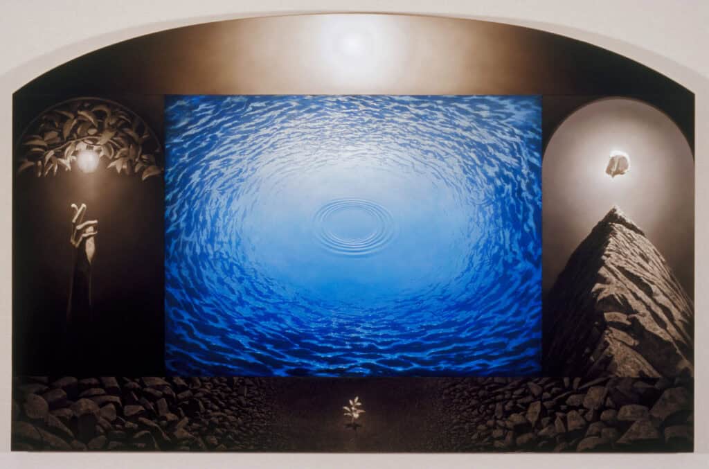 David Linn, Inevitable Outcome, 2003, Oil on Panel, First Western Art Collection