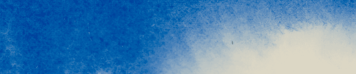 Artwork of a white cloud against a blue sky