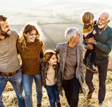 Intergenerational Family Portrait