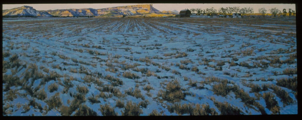 Jim Colbert, Mesa Verde from Mancos, 2001, Oil on Canvas | First Western Art Collection