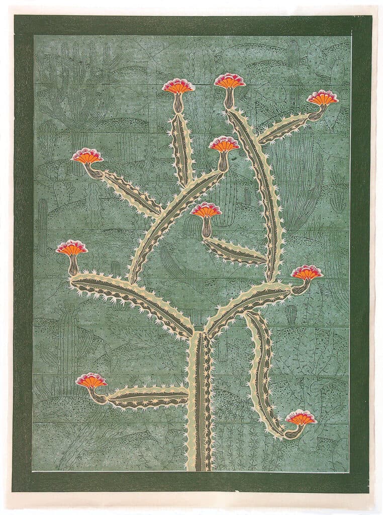 John Buck, Needles, 2007, Color Woodcut | First Western Art Collection