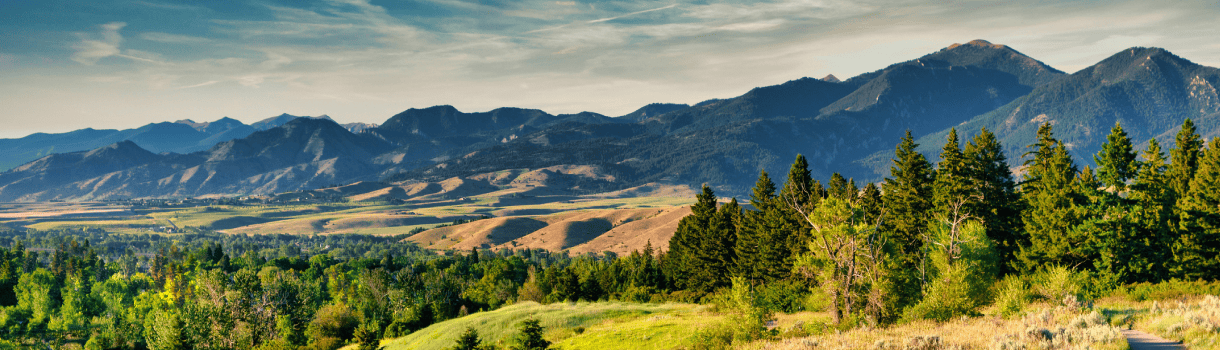 Photo of Bozeman Montana mountains