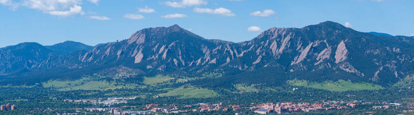 Boulder Colorado flatirons