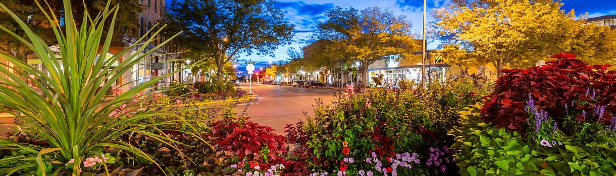 North Colorado downtown at night