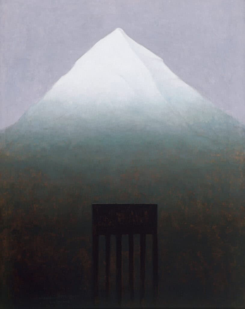 Ron Richmond, Mountain # 3, 2002, Oil on Canvas, First Western Art Collection