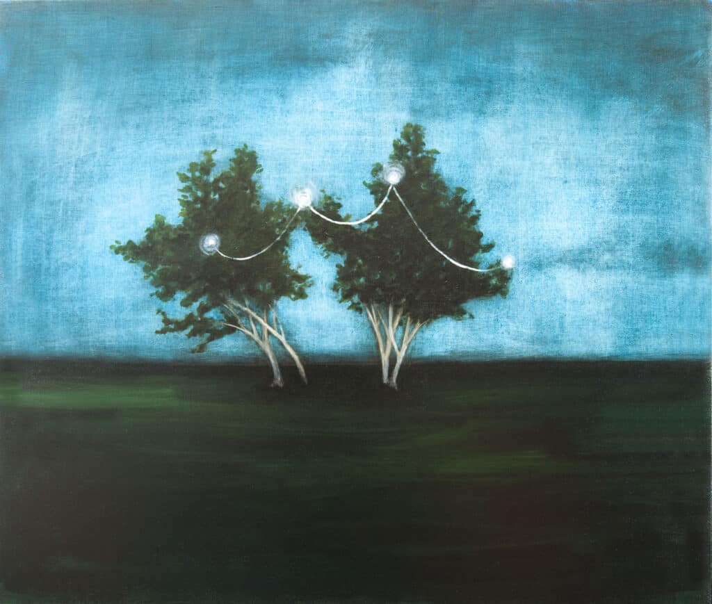 William Stockman, Untitled (Two Trees), 2006, Oil on Canvas | First-Western Art Collection