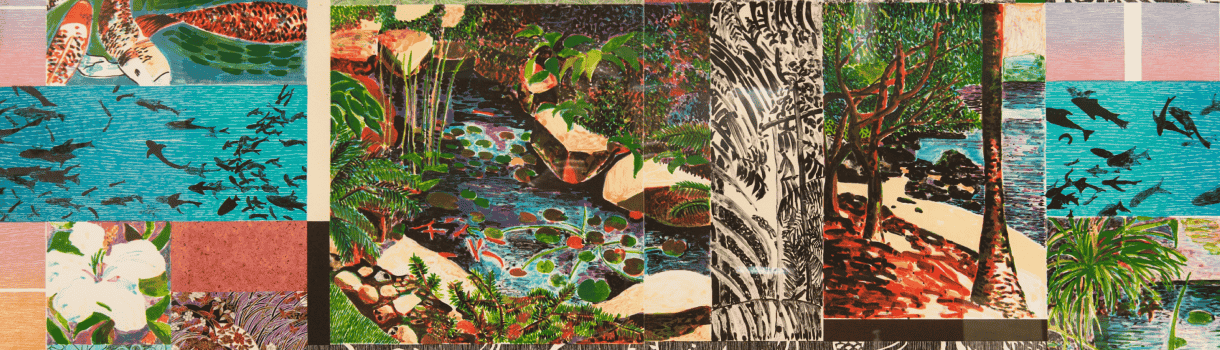 First Western Art Collection collage of various nature scenes