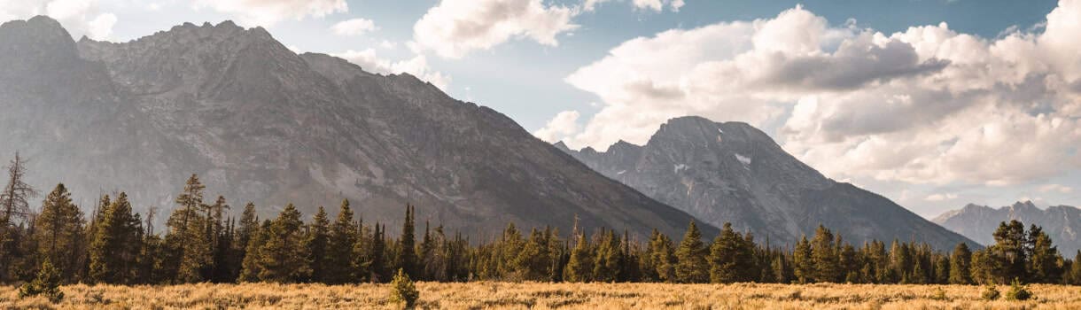 Jackson Hole, Wyoming mountain view