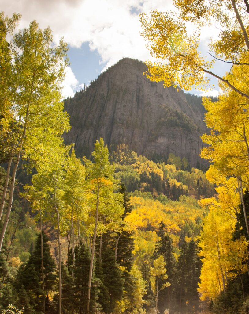 Photographer in Colorado in Fall season